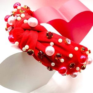 Gorgeous Rhinestone Pearl Headband